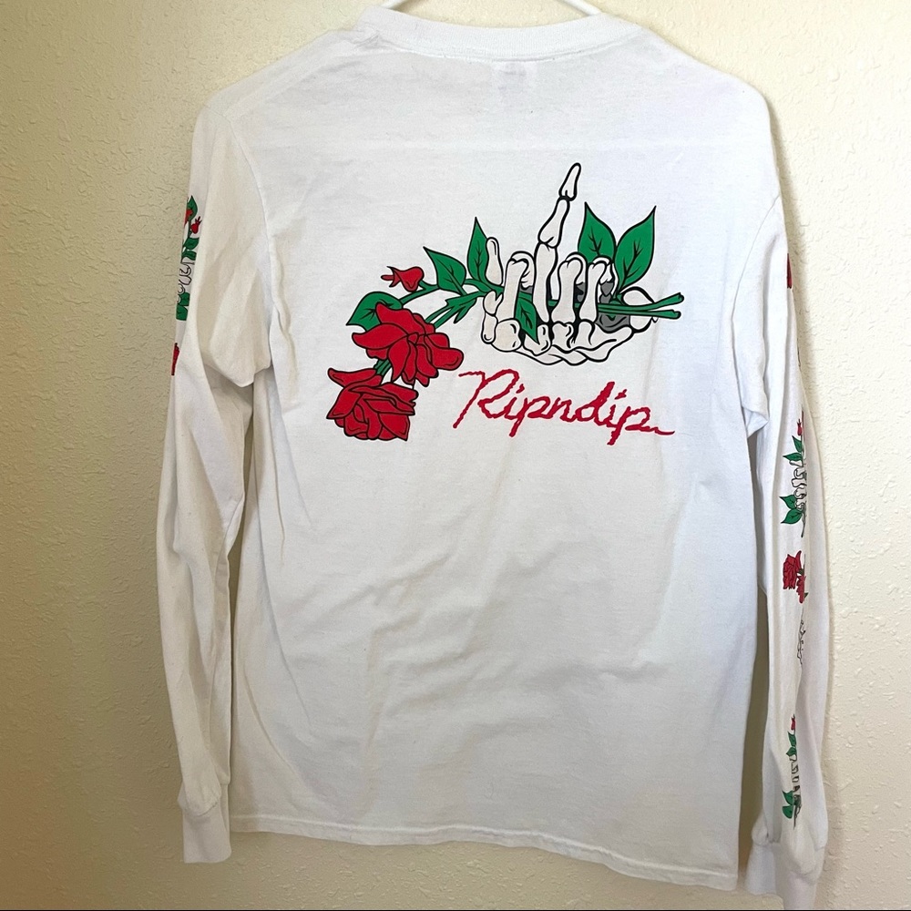 RipNDip middle finger Long Sleeve